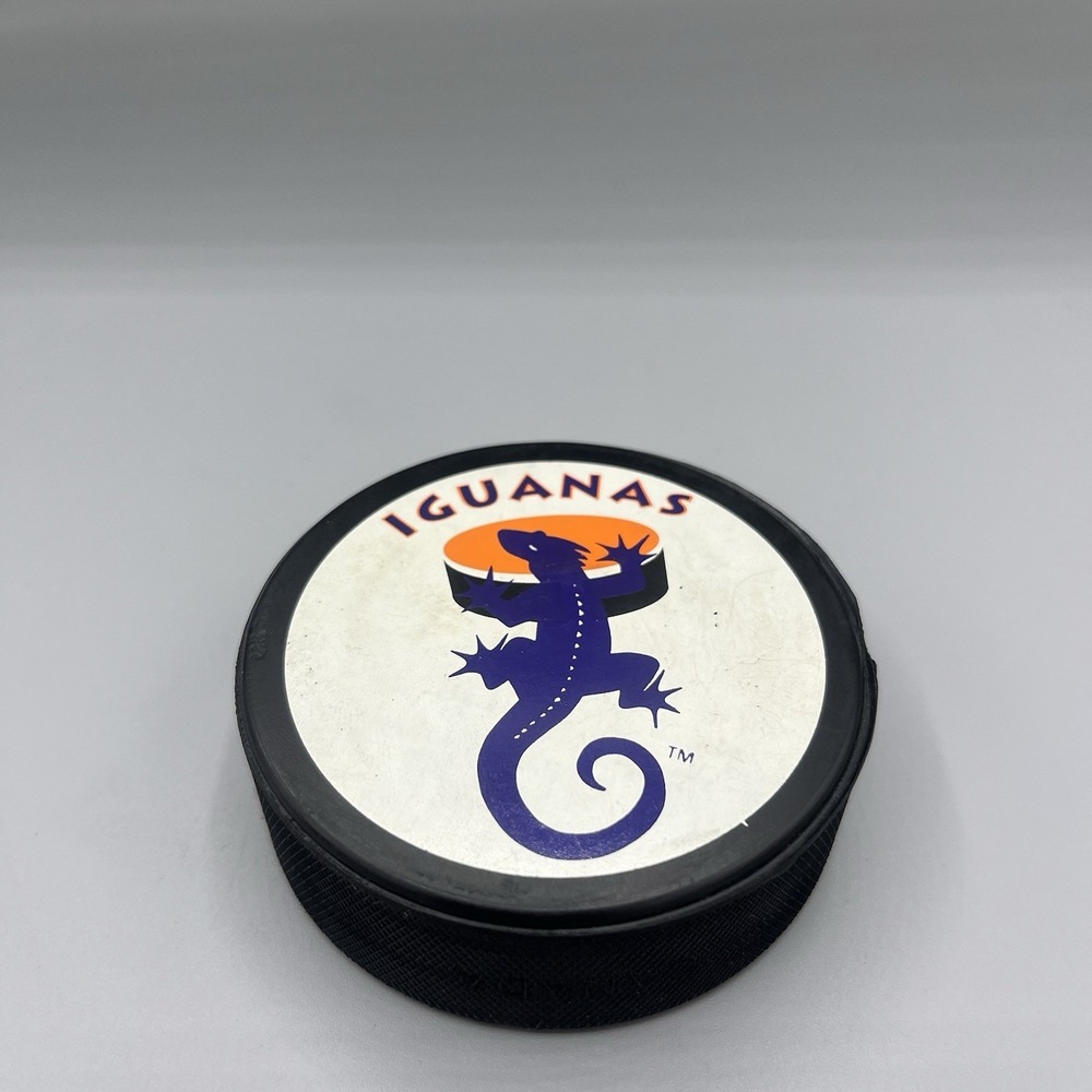 San Antonio Texas Iguanas Hockey Puck CHL